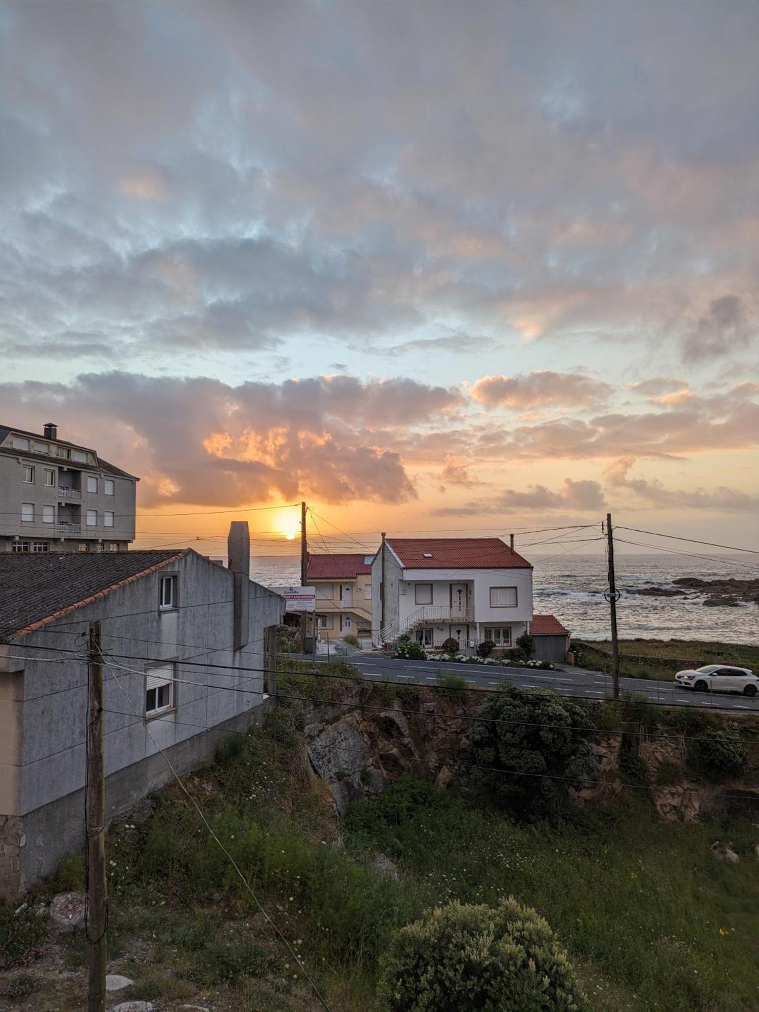 Apto En Muxia Con Vistas Al Mar Saude Doce Экстерьер фото